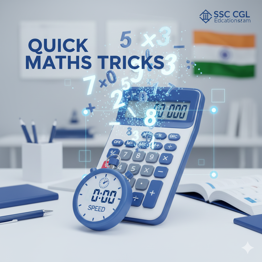 SSC CGL Maths short tricks for Tier 1 and Tier 2 illustration