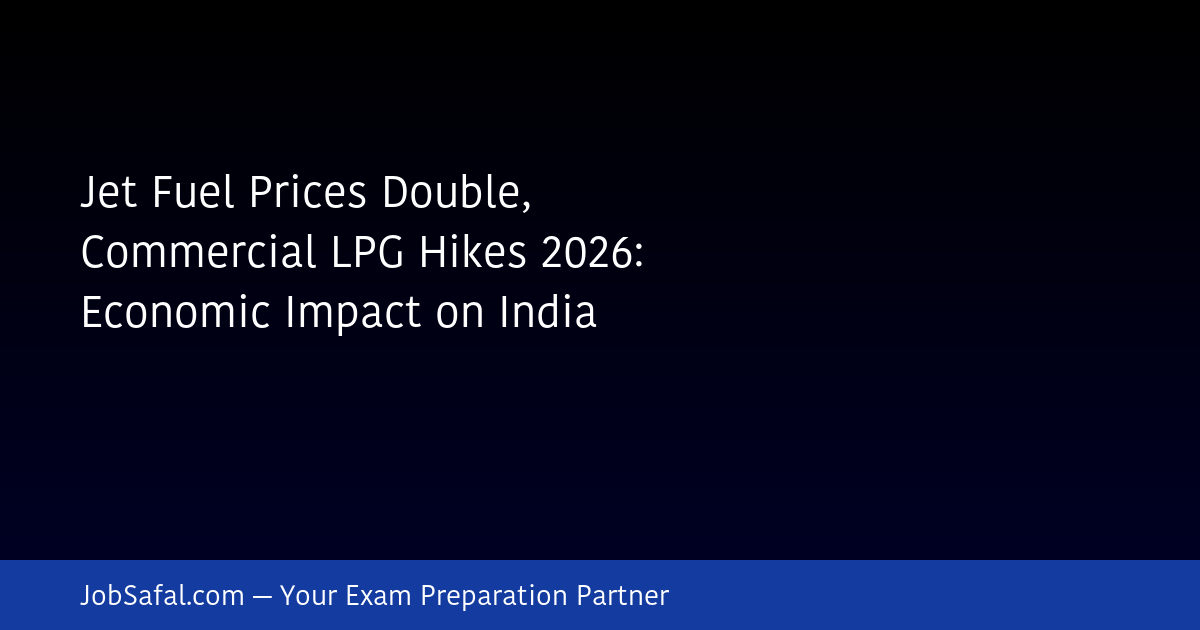 Jet Fuel Prices Double, Commercial LPG Hikes 2026: Economic Impact on India